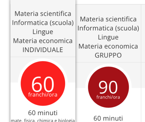 Nuove tariffe!